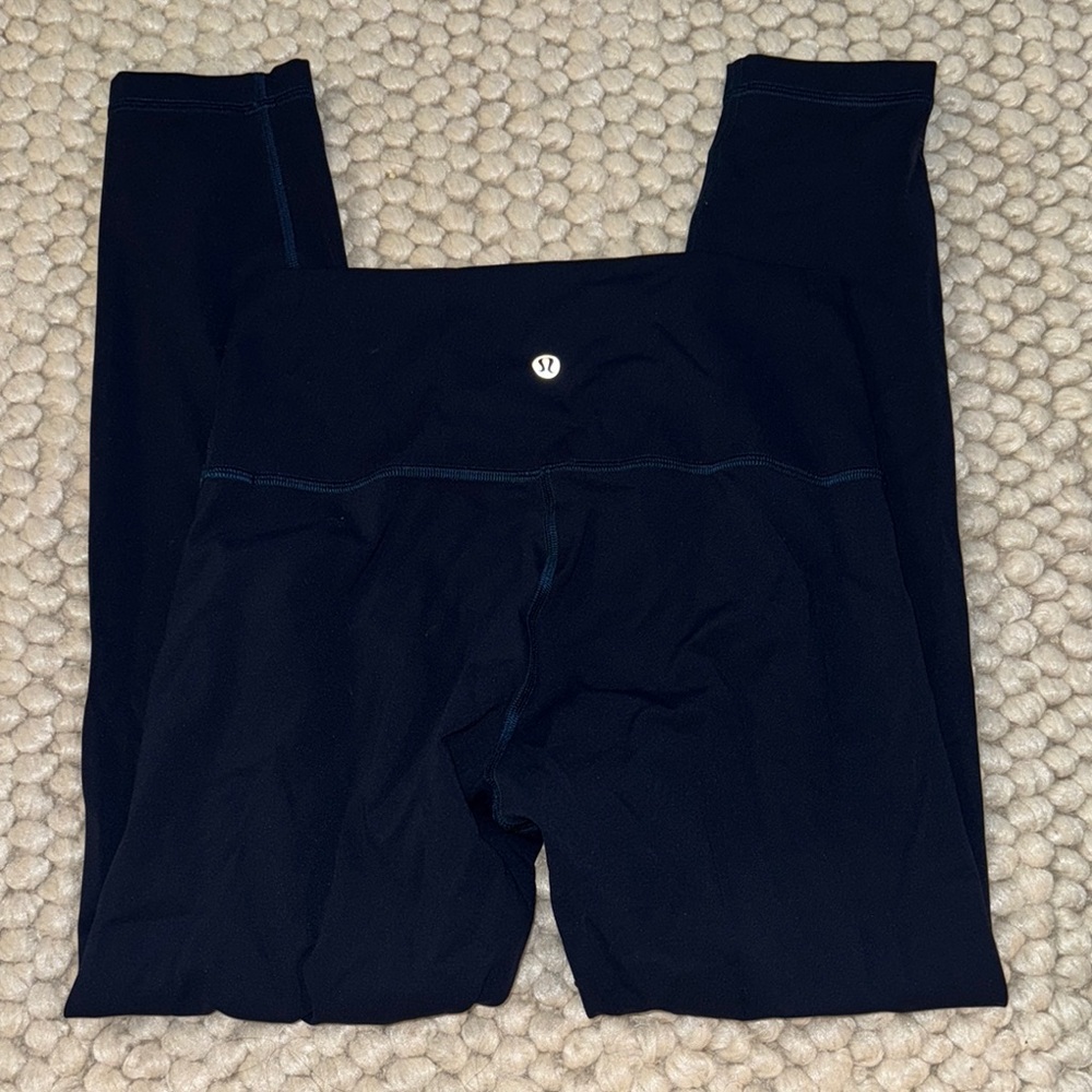 lululemon athletica Navy Blue High-Waisted Leggings